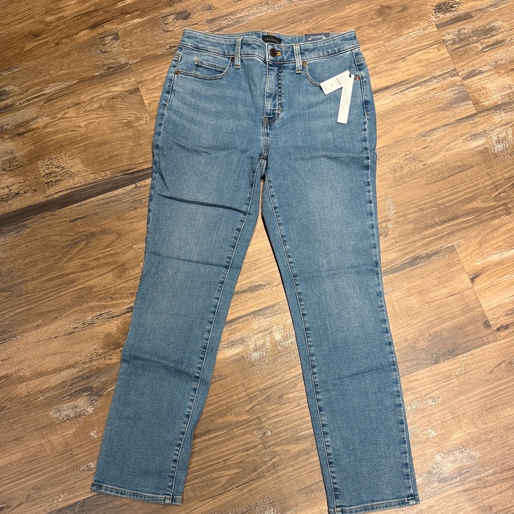 Talbots Straight Leg Jeans in Denim Blue